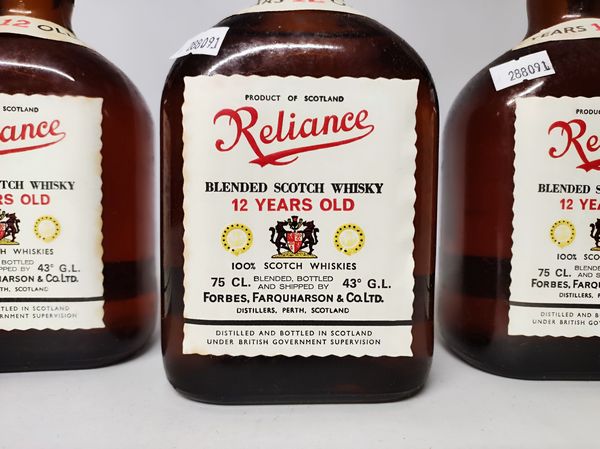 Reliance 12 Years, Scotch Whisky  - Asta Sunset Spirits - Associazione Nazionale - Case d'Asta italiane