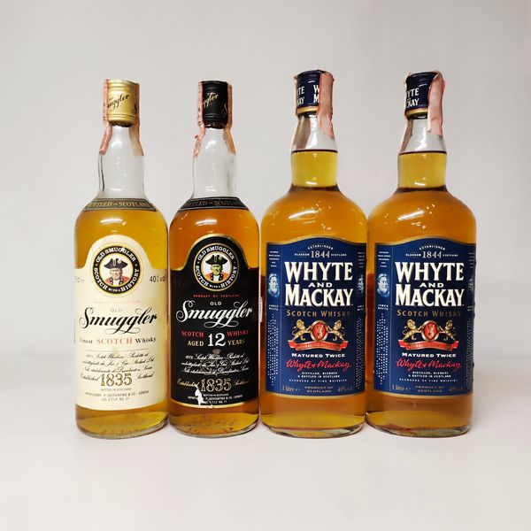 Smuggler, White Mackay, Scoth Whisky  - Asta Sunset Spirits - Associazione Nazionale - Case d'Asta italiane