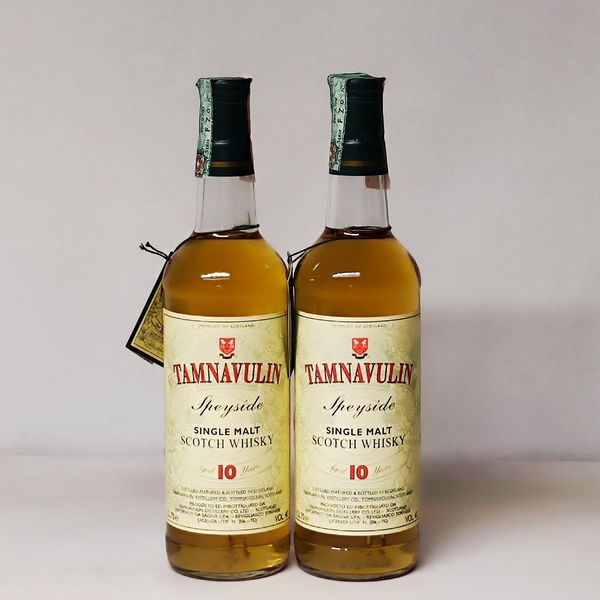 Tamnavulin 10 Years, Scotch Whisky Single Malt  - Asta Sunset Spirits - Associazione Nazionale - Case d'Asta italiane