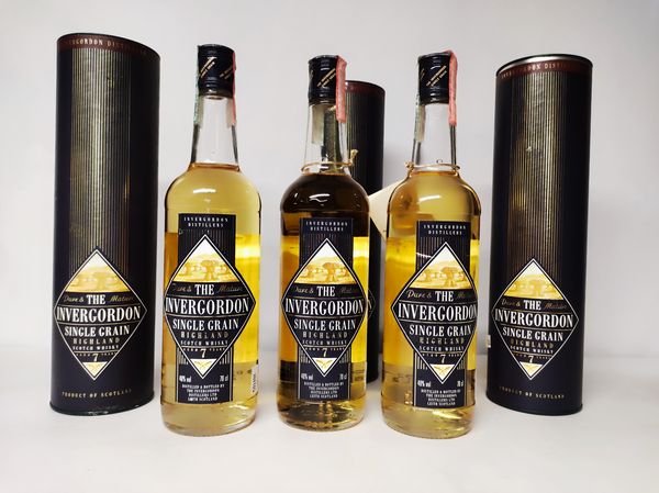 The Invergordon 7 Years, Single Grain Scotch Whisky  - Asta Sunset Spirits - Associazione Nazionale - Case d'Asta italiane