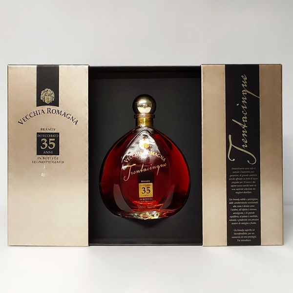 Vecchia Romagna Decanter 35 Anni, Brandy  - Asta Sunset Spirits - Associazione Nazionale - Case d'Asta italiane