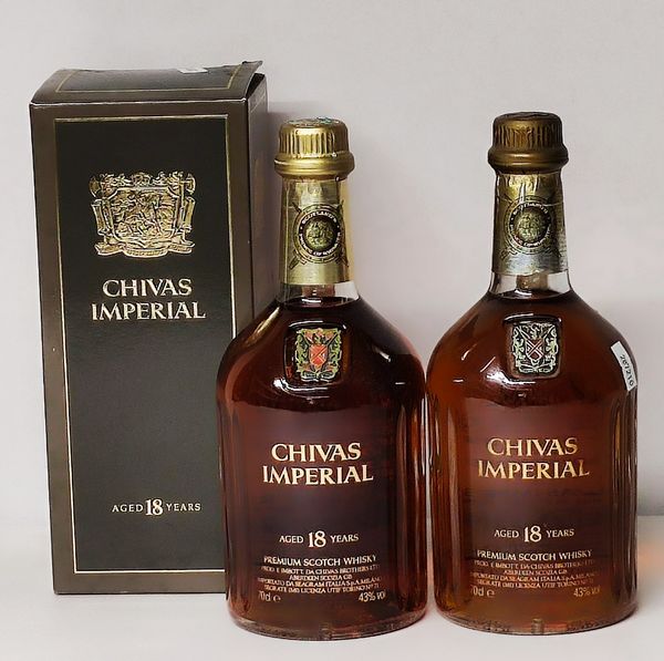 Chivas Imperial 18 Years, Premium Scotch Whisky  - Asta Sunset Spirits - Associazione Nazionale - Case d'Asta italiane