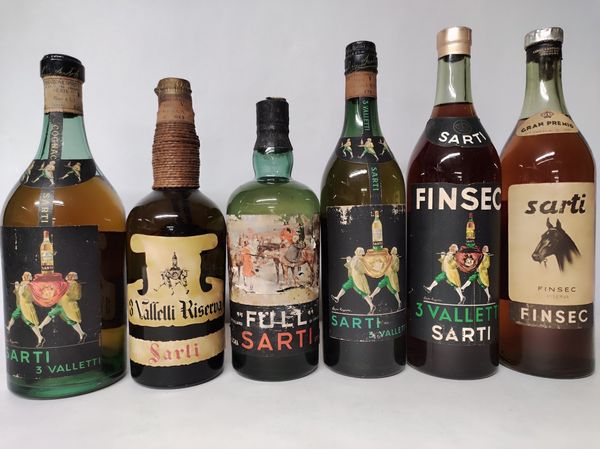 Collezione Sarti, Brandy-Cognac Italiani  - Asta Sunset Spirits - Associazione Nazionale - Case d'Asta italiane