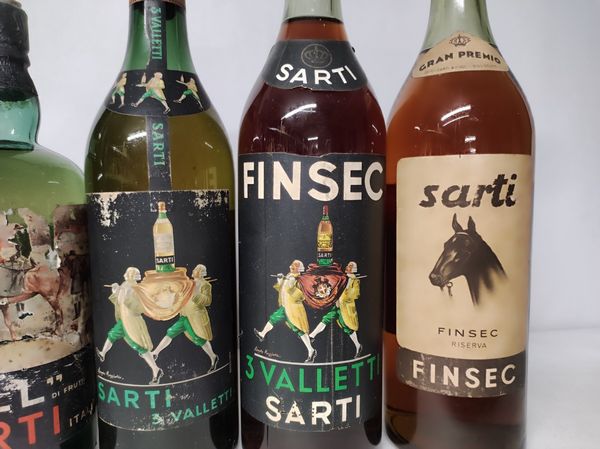 Collezione Sarti, Brandy-Cognac Italiani  - Asta Sunset Spirits - Associazione Nazionale - Case d'Asta italiane