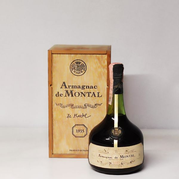 De Montal 1893, Armagnac  - Asta Sunset Spirits - Associazione Nazionale - Case d'Asta italiane