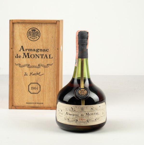 De Montal 1904, Armagnac  - Asta Sunset Spirits - Associazione Nazionale - Case d'Asta italiane