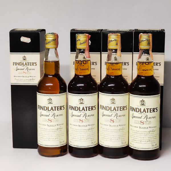 Findlater's 8 Years Special Reserve, Scotch Whisky  - Asta Sunset Spirits - Associazione Nazionale - Case d'Asta italiane