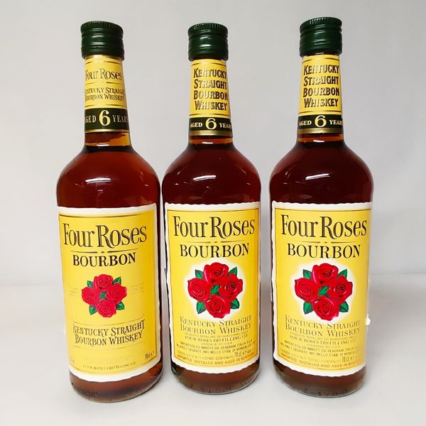 Four Roses 6 Years, Kentucky Straight Bournon  - Asta Sunset Spirits - Associazione Nazionale - Case d'Asta italiane