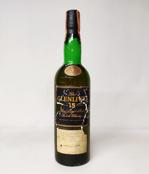 Glenlivet 18 Years Old, Scotch Whisky Single Malt  - Asta Sunset Spirits - Associazione Nazionale - Case d'Asta italiane