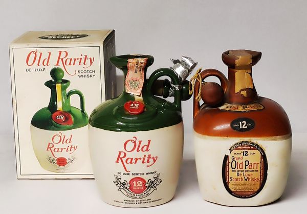 Grand Old Parr 12 Years, Old Rarity 12 Years, Scotch Whisky  - Asta Sunset Spirits - Associazione Nazionale - Case d'Asta italiane