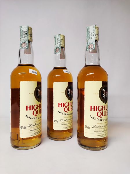 Highland Queen, Fine Old Scotch Whisky  - Asta Sunset Spirits - Associazione Nazionale - Case d'Asta italiane