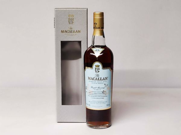 Macallan 2011 Royal Marriage, Highland Malt Whisky  - Asta Sunset Spirits - Associazione Nazionale - Case d'Asta italiane