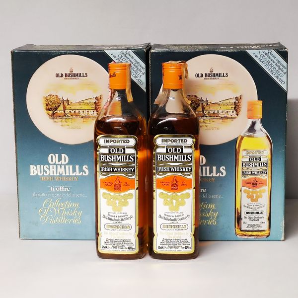 Old Bushmills, Irish Whiskey  - Asta Sunset Spirits - Associazione Nazionale - Case d'Asta italiane