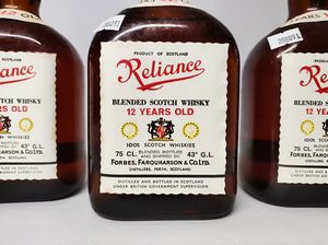 Reliance 12 Years, Scotch Whisky  - Asta Sunset Spirits - Associazione Nazionale - Case d'Asta italiane