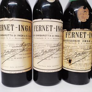 Collezione Fernet Inga, Liquore  - Asta Sunset Spirits - Associazione Nazionale - Case d'Asta italiane