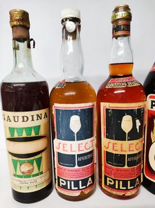 Gaudina, Select Pilla, Cynar, Liquori Italiani  - Asta Sunset Spirits - Associazione Nazionale - Case d'Asta italiane