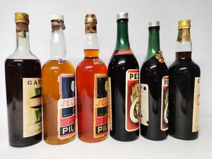 Gaudina, Select Pilla, Cynar, Liquori Italiani  - Asta Sunset Spirits - Associazione Nazionale - Case d'Asta italiane