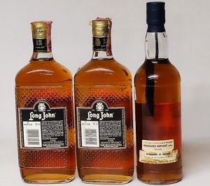 Long John 12 Years, Glen Fraser 8 Years, Scotch Whisky  - Asta Sunset Spirits - Associazione Nazionale - Case d'Asta italiane