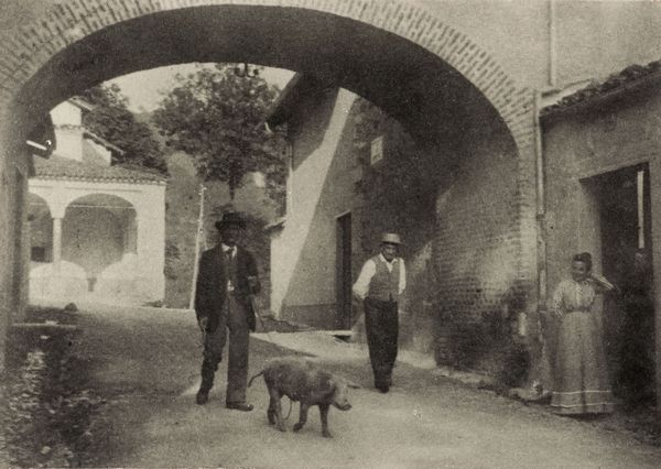 Domenico Riccardo Peretti Griva, Attribuito a : Senza titolo (Passeggiata diurna)  - Asta Fotografia - Associazione Nazionale - Case d'Asta italiane