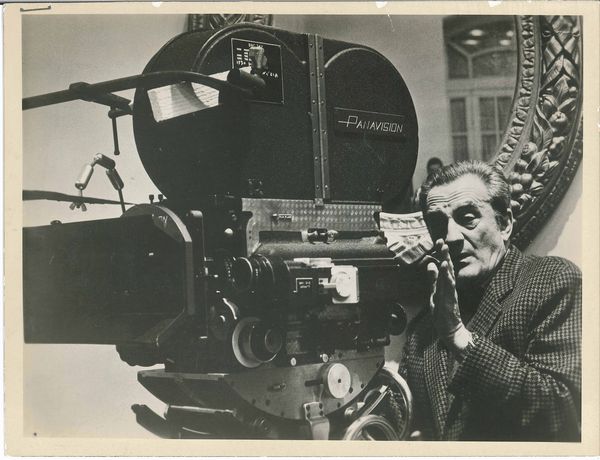 Luchino Visconti sul set di Morte a Venezia  - Asta Fotografia - Associazione Nazionale - Case d'Asta italiane