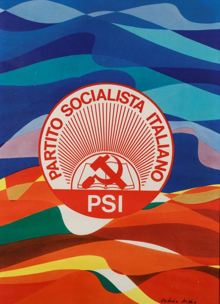 ROBERTO CRIPPA : PSI - Partito Socialista Italiano  - Asta Opere del XIX e XX secolo - Associazione Nazionale - Case d'Asta italiane