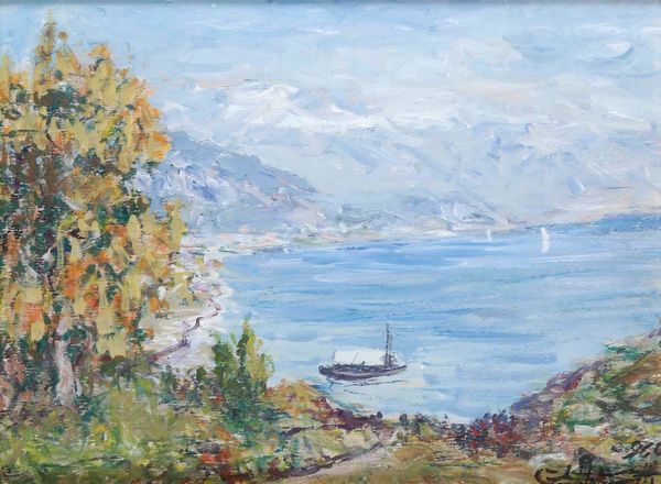 Tullio Giovenzani (1907-1975) Lago dAntrona  - Asta Opere del XIX e XX secolo - Associazione Nazionale - Case d'Asta italiane