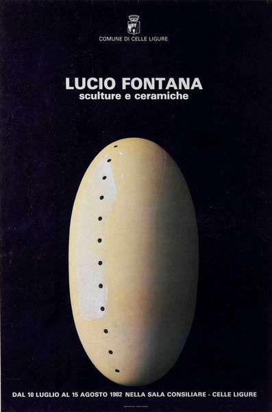 Lucio Fontana - Sculture e ceramiche  - Asta Opere del XIX e XX secolo - Associazione Nazionale - Case d'Asta italiane