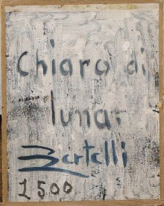 Flavio Bertelli (San Lazzaro, 1865  Rimini, 1941) Chiaro di luna  - Asta Opere del XIX e XX secolo - Associazione Nazionale - Case d'Asta italiane