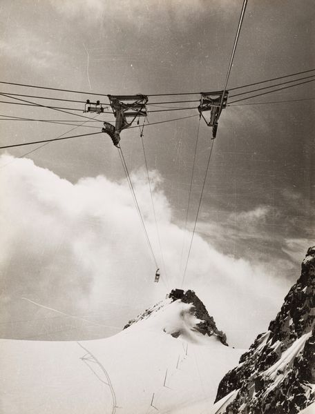 Aldo Moisio : Viaggio inaugurale della cabinovia del Monte Bianco  - Asta Fotografia - Associazione Nazionale - Case d'Asta italiane