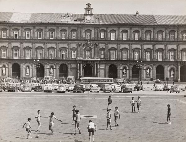 Ezio Quiresi : Napoli, Piazza del Plebiscito  - Asta Fotografia - Associazione Nazionale - Case d'Asta italiane