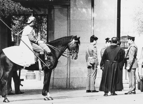 Aldo Bonasia : Madrid - L'ingresso del Palacio del Pardo  - Asta Fotografia - Associazione Nazionale - Case d'Asta italiane