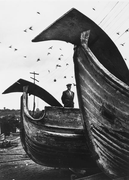 Jean Dieuzaide, Attribuito a : Barques de la Mer Noir, Turchia  - Asta Fotografia - Associazione Nazionale - Case d'Asta italiane