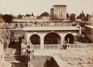 Lodovico Tuminello - Roma, Palazzo dei Cesari, casa paterna di Tiberio