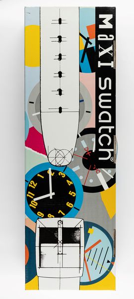 Swatch : Maxi orologio da parete - Silence (S202)  - Asta Swatch  - Associazione Nazionale - Case d'Asta italiane