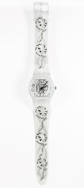 Swatch : Maxi orologio da parete - Graphickers (GK208)  - Asta Swatch  - Associazione Nazionale - Case d'Asta italiane