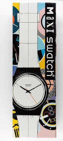 Swatch : Maxi orologio da parete - Access Special Expo '98 (MSKL100)  - Asta Swatch  - Associazione Nazionale - Case d'Asta italiane