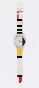 MoMA : Mondrian White Watch + Mondrian Blue Watch  - Asta Swatch  - Associazione Nazionale - Case d'Asta italiane