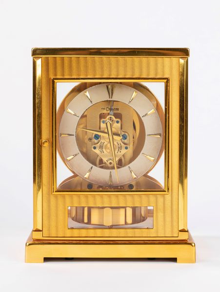 Orologio da appoggio Atmos Jaeger-LeCoultre. Anni '50 del XX secolo.  - Asta Arredi  - Associazione Nazionale - Case d'Asta italiane