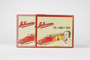 Schuco : Garage con auto modello 15/200/101  - Asta Giocattoli d'Epoca - Associazione Nazionale - Case d'Asta italiane