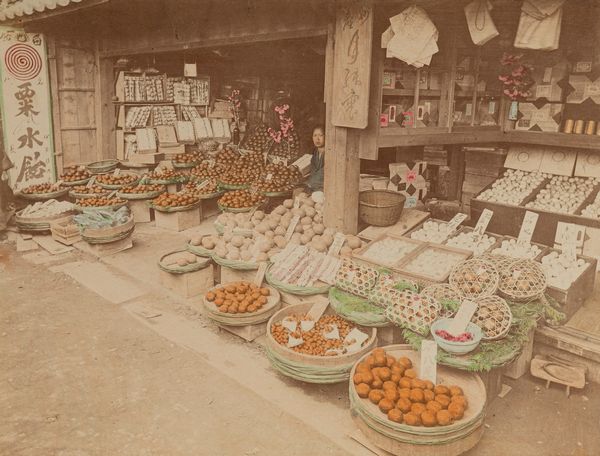 Kôzaburô Tamamura, Attribuito a : Senza titolo (Grocery and Fruit shop)  - Asta Incanti d'Asia - Associazione Nazionale - Case d'Asta italiane