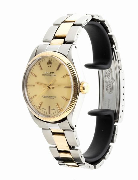 ROLEX Oyster: orologio da polso uomo acciaio e oro, ref. 1005  - Asta Gioielli, orologi, argenti e penne - Associazione Nazionale - Case d'Asta italiane