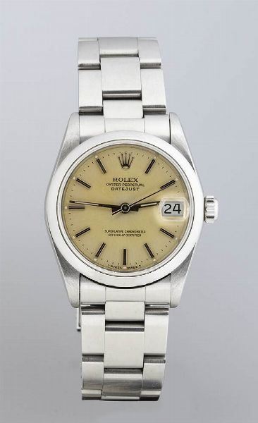 ROLEX Datejust: orologio polso donna in acciaio, ref. 68240, 1997  - Asta Gioielli, orologi, argenti e penne - Associazione Nazionale - Case d'Asta italiane