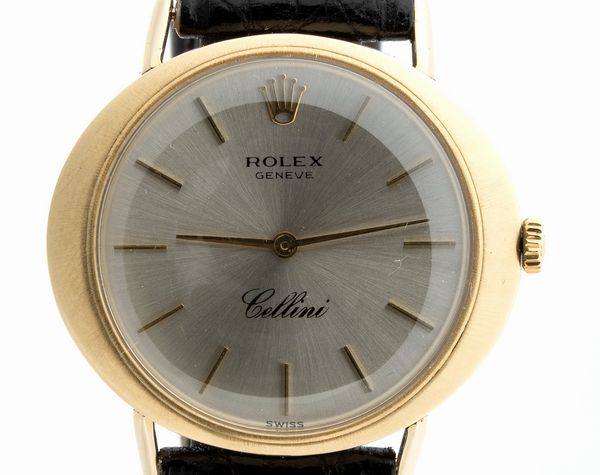 ROLEX Cellini: orologio da polso uomo in oro ref. 605  - Asta Gioielli, orologi, argenti e penne - Associazione Nazionale - Case d'Asta italiane