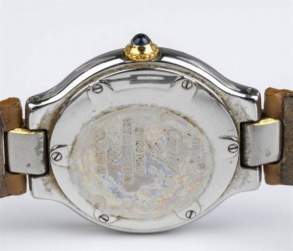 CARTIER 21 Must de Cartier: orologio polso lady  in acciaio ref. 1340 - anni '90  - Asta Gioielli, orologi, argenti e penne - Associazione Nazionale - Case d'Asta italiane