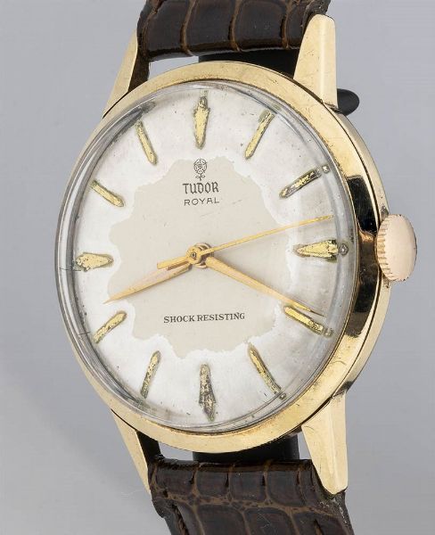 TUDOR Royal: orologio da polso uomo in oro, anni '60  - Asta Gioielli, orologi, argenti e penne - Associazione Nazionale - Case d'Asta italiane