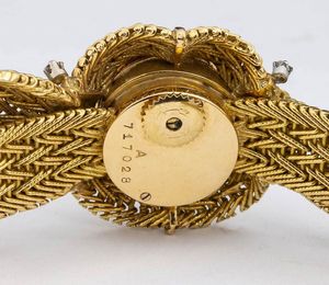 JAEGER LE COULTRE: orologio da polso lady oro e diamanti - 1957  - Asta Gioielli, orologi, argenti e penne - Associazione Nazionale - Case d'Asta italiane