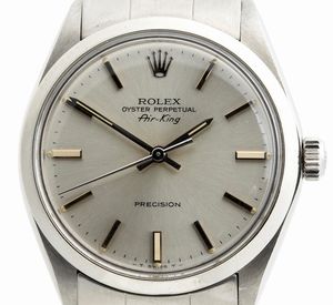 ROLEX Air-King: orologio da polso acciaio 34mm full set, ref. 5500  - Asta Gioielli, orologi, argenti e penne - Associazione Nazionale - Case d'Asta italiane