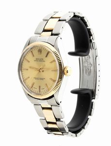 ROLEX Oyster: orologio da polso uomo acciaio e oro, ref. 1005  - Asta Gioielli, orologi, argenti e penne - Associazione Nazionale - Case d'Asta italiane