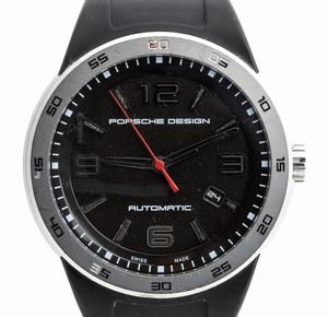 PORSCHE DESIGN FLAT SIX: orologio da polso uomo ref. P63120  - Asta Gioielli, orologi, argenti e penne - Associazione Nazionale - Case d'Asta italiane