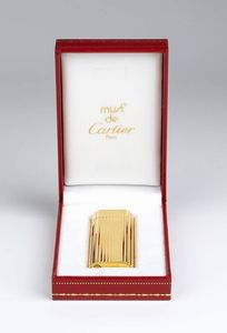 Le Must de CARTIER: accendino - anni '80  - Asta Gioielli, orologi, argenti e penne - Associazione Nazionale - Case d'Asta italiane